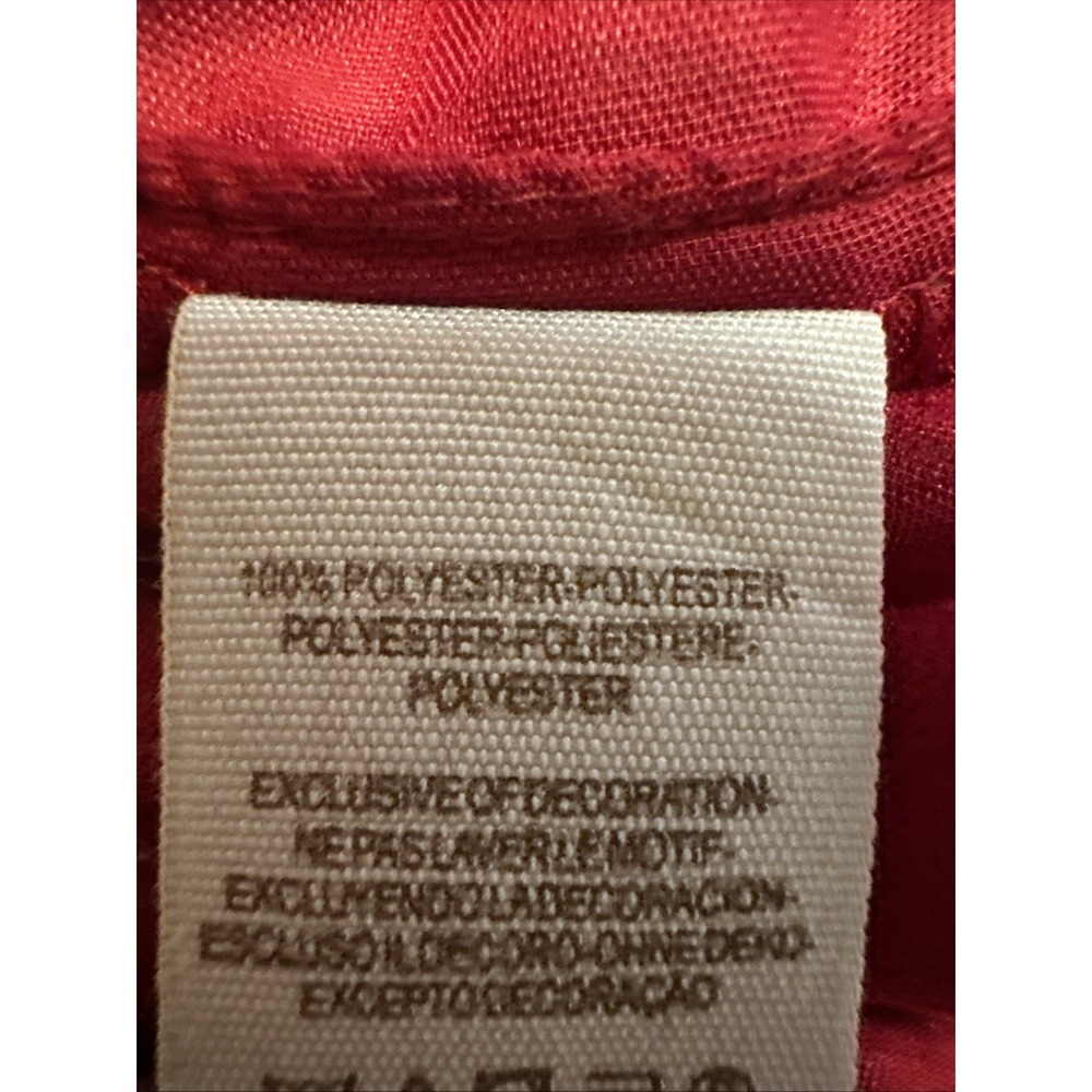 Free People Red Velvet Mini Dress Embroidered Details Size Small - Picture 11 of 13